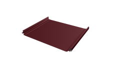 Кликфальц Pro Grand Line 0,45 Drap TX с пленкой на замках RAL 3005 красное вино