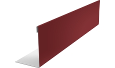 Нащельник 25х35 для забора жалюзи к ламели 125 Texas Grand Line 0,45 PE RAL 3011 коричнево-красный (L1,5)