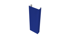 Полустолб для С20 0,45 PE с пленкой RAL 5002 ультрамариново-синий (L3,0)