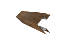 Планка угла внешнего сложного Экобрус Grand Line 0,45 Print Premium с пленкой Pine Wood Fresh (2м)