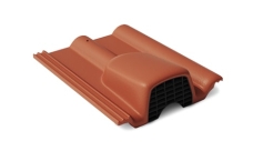 Вентиляционная черепица Braas Франкфуртская красный