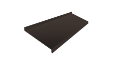 Отлив простой 250 Grand Line 0,45 Drap TX RR 32 темно-коричневый (2м)