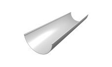 Комплект Желобов Классика 120 ПВХ Grand Line 1,5м белый (RAL 9003)