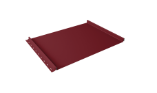 Кликфальц Grand Line 0,45 PE с пленкой на замках RAL 3003 рубиново-красный