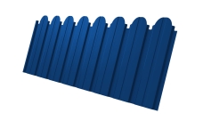 Профнастил C10B фигурный Grand Line 0,4 PE RAL 5005 сигнальный синий