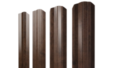 Штакетник М-образный A фигурный Grand Line 0,45 Print-Double Elite Antique Wood