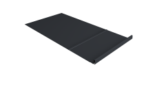 Элемент обхода Кликфальц Pro правый 0,45 PE RAL 7024 мокрый асфальт