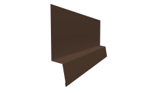 Планка начальная фальц 0,45 Drap TX RAL 8017 шоколад (2м)