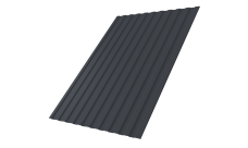 Профнастил С8A v01 Grand Line 0,45 Drap RAL 7024 мокрый асфальт