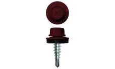 Саморез по металлу Daxmer 4,8х19 (250шт) сверло №2 RAL 3005