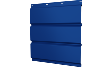 Софит металлический Классик v01 Grand Line без перфорации 0,45 PE с пленкой RAL 5005 сигнальный синий