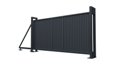 Ворота откатные Estet 2,0х4,5 RAL 7024