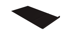 Элемент обхода Кликфальц Pro правый 0,5 Satin RAL 9005 черный