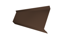 Планка примыкания в штробу 60 0,45 Drap-double TX RAL 8017 шоколад (2м)