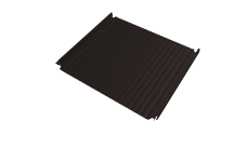 Кликфальц Double Pro Gofr Grand Line 0,5 Drap TX с пленкой на замках RR 32 темно-коричневый