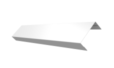Ламель лицевая 50 забора жалюзи Texas 0,45 PE-Double RAL 9003 сигнальный белый