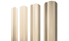Штакетник М-образный A фигурный 0,45 Drap TX RAL 1015 светлая слоновая кость