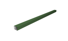 Труба гофрированная Vortex Lite 76х102х3000мм PE RAL 6002 лиственно-зеленый