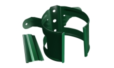 Кронштейн трубы на дерево Grand Line ПУ 90мм RAL 6005 зеленый мох