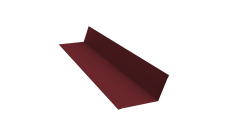 Планка примыкания 90х140 0,45 Drap TR RAL 3005 красное вино (3м)