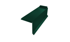 Планка торцевая сегментная 30мм Правая 0,45 PE с пленкой RAL 6005 зеленый мох