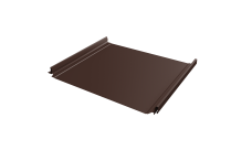 Кликфальц Pro Grand Line 0,5 Velur X с пленкой на замках RAL 8017 шоколад