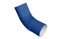 Колено стока трубы Vortex Project 146мм RAL 5005 сигнальный синий