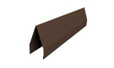 Ламель забора жалюзи Tokyo 0,45 PE-Double RAL 8017 шоколад