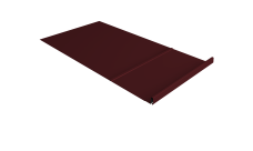 Элемент обхода Кликфальц Pro правый 0,45 Drap ST RAL 3005 красное вино