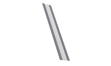 Крепежная планка жалюзи Milan, Milan Slim, Tokyo 0,5 PE RAL 7004 сигнальный серый (1,8м)