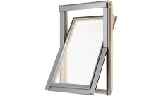 Окно мансардное RoofLITE+ AAY B1500 55х98 (двухкамерное, 12см, ручка снизу)