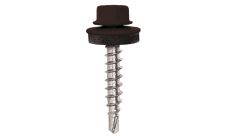 Саморез кровельный Daxmer 4,8х35 (250шт) сверло №1 RAL 8017 муар