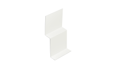 Стартовый профиль фибросайдинга Grand Line 0,7 PE с пленкой RAL 9003 сигнальный белый (3м)