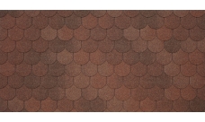 Черепица гибкая Tegola Assisi terracotta 420 (терракота)