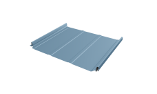 Кликфальц Про Line Grand Line 0,45 Drap ТХ с пленкой на замках RAL 5024 пастельно-синий