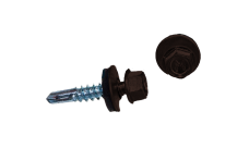 Саморез по металлу Daxmer 5,5х25 RAL 8017 (250) сверло №3