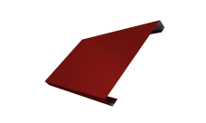 Ламель лицевая 200 забора жалюзи Texas Grand Line 0,45 PE RAL 3011 коричнево-красный