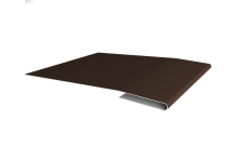 Планка начальная Grand Line 0,5 Rooftop Бархат RAL 8017 шоколад (2м)
