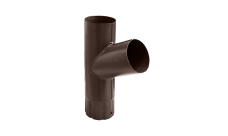 Тройник трубы Grand Line PU матовый 90 мм RAL 8017 шоколад