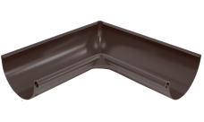 Угол желоба внутренний 90 гр 150 мм Мatt RAL 8017