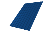 Профнастил С10A 0,5 Satin RAL 5005 сигнальный синий