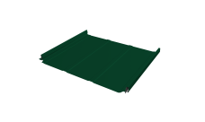 Кликфальц Pro Line Grand Line 0,45 PE с пленкой на замках RAL 6005 зеленый мох