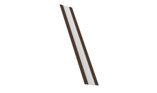 Крепежная планка жалюзи Milan, Milan Slim, Tokyo 0,5 Drap TX RAL 8017 шоколад (1,8м)