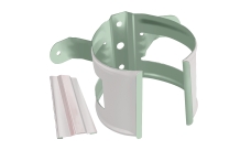 Кронштейн трубы на дерево Grand Line PE 90 мм RAL 9003 сигнальный белый