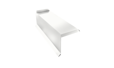 Планка торцевая сегментная 30мм Grand Line Левая 0,45 PE lite с пленкой RAL 9003 сигнальный белый