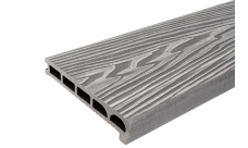 Ступень ДПК Grand Line 170х25мм 3D Винтаж Темно-серый 3м