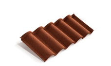 Лист композитной черепицы Metrotile Romana терракотовый