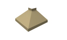 Угол отлива внешний 100 Grand Line 0,45 PE с пленкой RAL 1014 слоновая кость