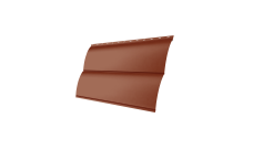 Блок-хаус new Grand Line 0,5 Satin с пленкой RAL 8004 терракота