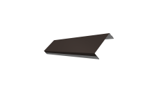 Ламель обратная 100 забора жалюзи Texas Grand Line 0,5 Drap TX RR 32 темно-коричневый